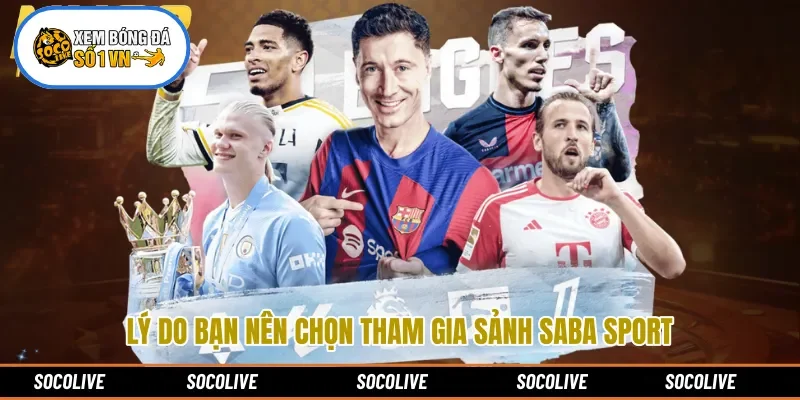 Lý do bạn nên chọn tham gia sảnh Saba Sport 