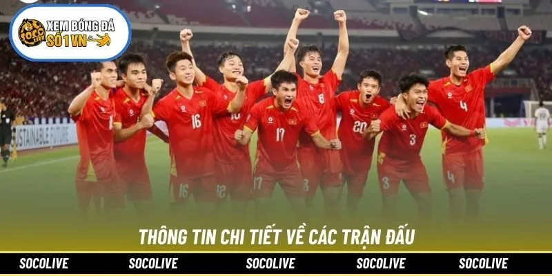 Thông tin chi tiết về các trận đấu